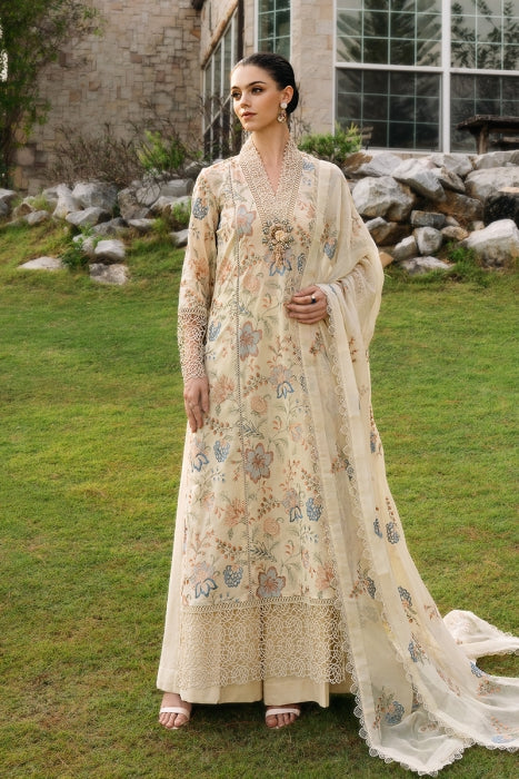 PREMIUM LAWN 3PC EMBROIDERED DRESS EMBROIDERED DUPATTA D-551